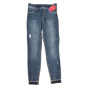 NWT Spanx Medium Wash Distressed Denim Legging